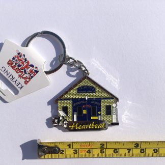 Heartbeat Aidensfield Garage Metal Key Ring
