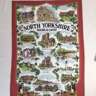 North Yorkshire Moors & Coast Tea Towel