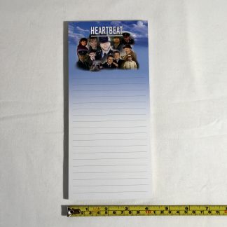 Heartbeat Cast Magnetic Note Pad, ideal for the fridge door.