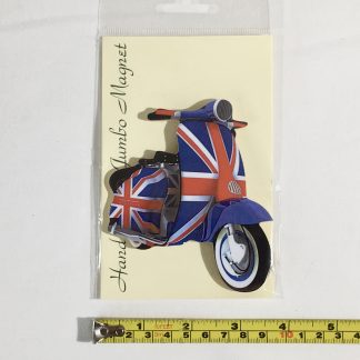 Scooter Union Jack Fridge Magnet